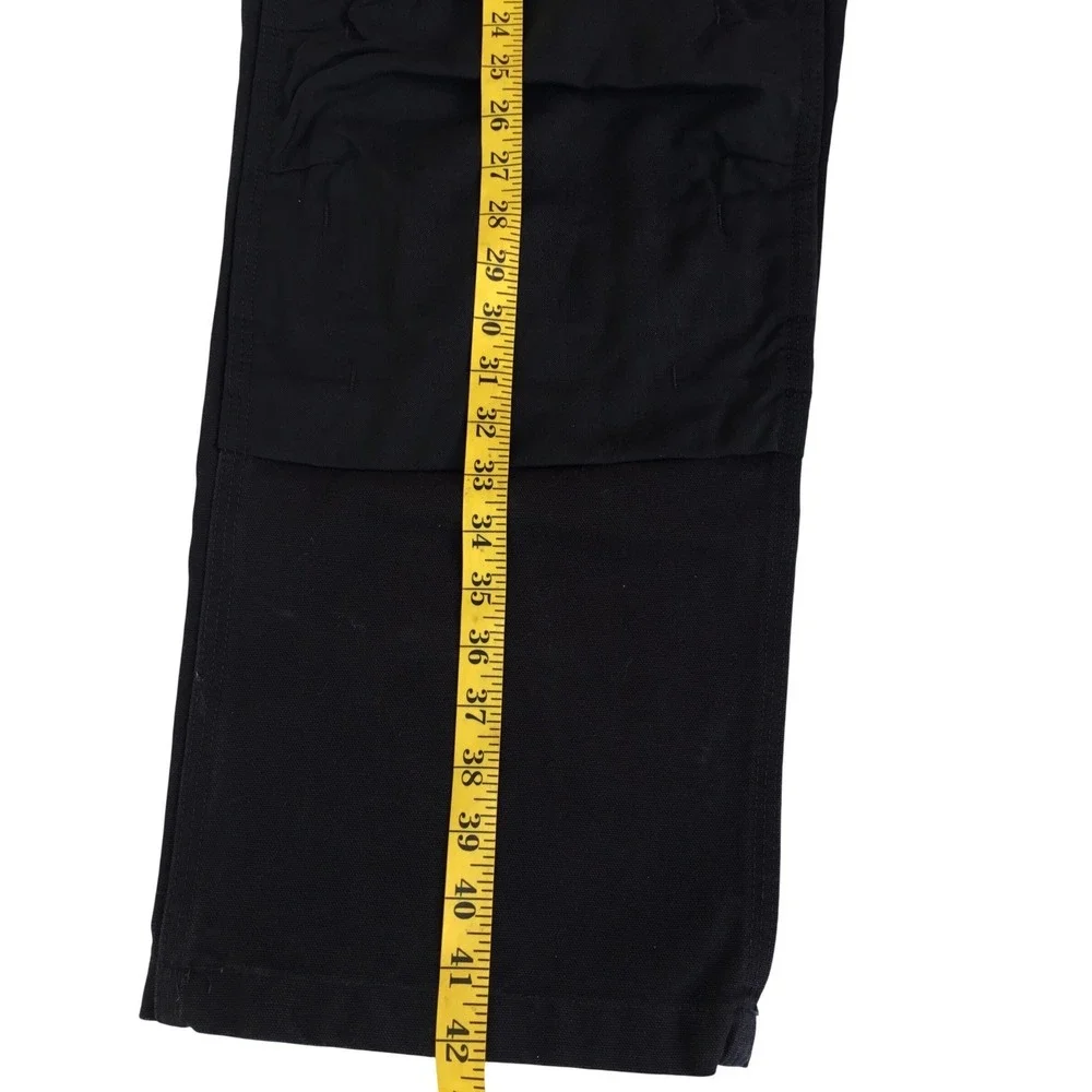 Blaklader Bantam Work Pants Mens 38x30 Black Cotton Canvas Double Knee‎ Utility